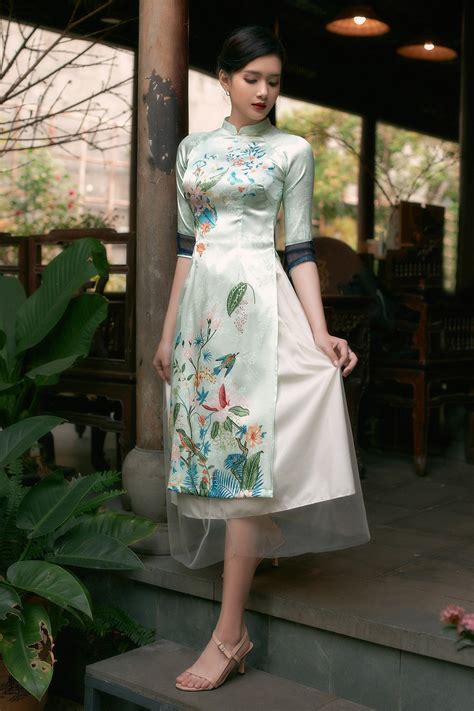 2022 Aodai Vietnam Clothing Cheongsam Aodai Vietnam Dress Vietnamese