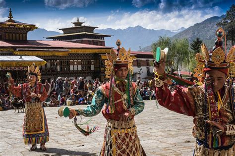 Bhutans Gorgeous Religious Dance Festival Tshechus