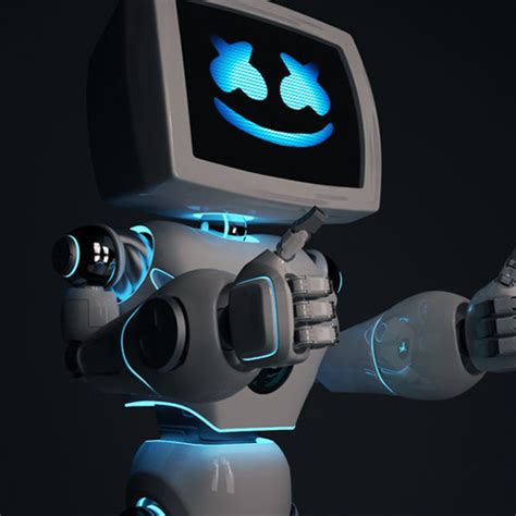 Cute Robot Cgtrader