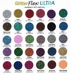 Glitter Color Chart Crystal Couture