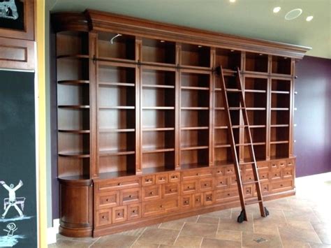 15 Ideas Of Bookcases With Ladder And Rail