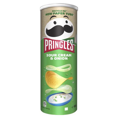 Pringles Large Sour Cream Onion Crisps Pringle Uk Kellogg S