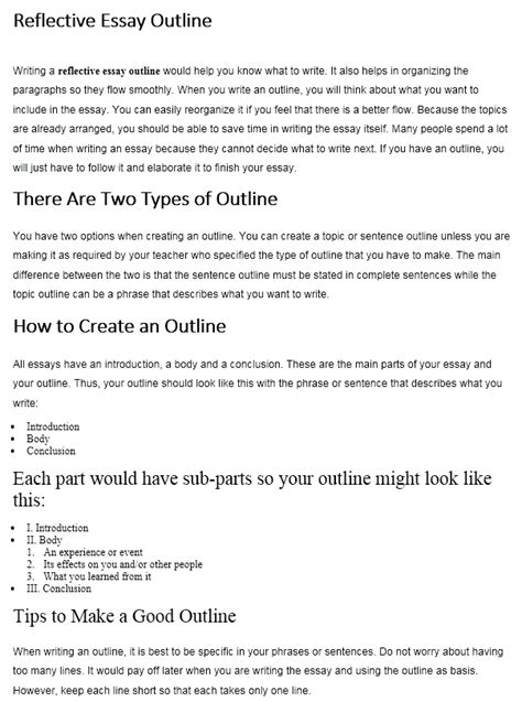 Reflection Essay Format Reflective Essay Template 2019 02 04