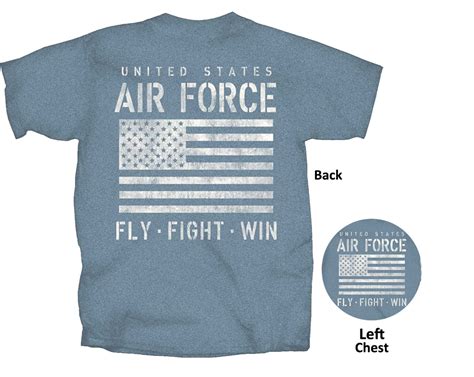 Tonal Flag T Shirt Air Force American Legion Flag And Emblem