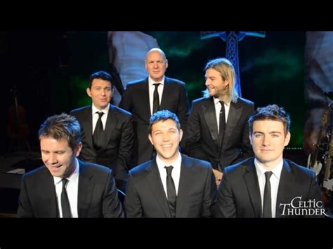 A Screencap Of The Celtic Thunder Guys From An Interview 2013 Tour
