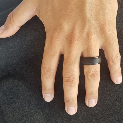 Dookeh Silicone Wedding Ring For Men Mens Silicone Wedding Band