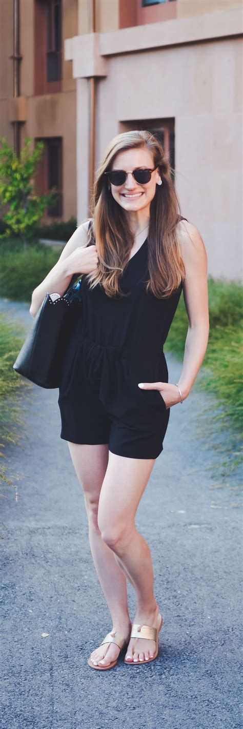 flip flops black romper outfit romper outfit summer outfits