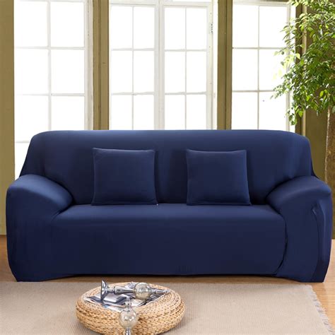 Sofa covers generally come in two designs: Sofa Cover Slipcover Stretchable Pure Color Sofa Cushion ...