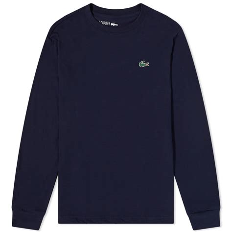 Lacoste Long Sleeve Classic Tee Navy End Us