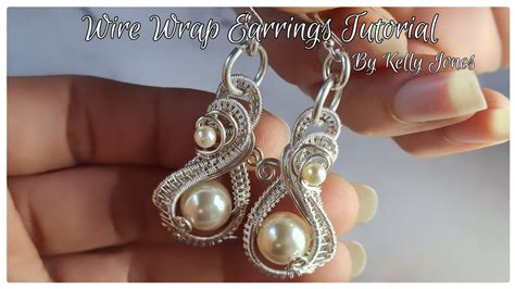 Wire Wrap Earrings Tutorial A Re Make Of My First Video Youtube