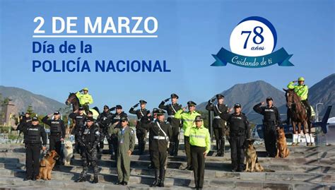2 De Marzo Día De La Policía Nacional Ayuda Docente