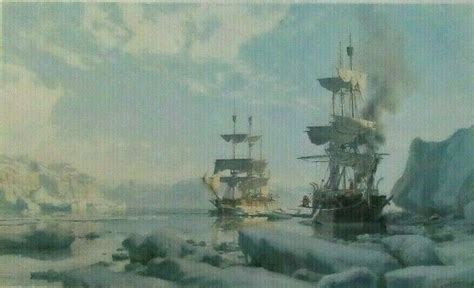 John Stobart Print Whaling In The Arctic Charles W Morgan Cutting In