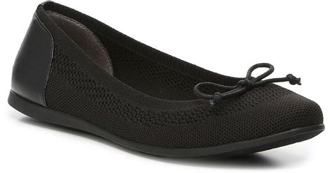 Kelly And Katie Synthetic Bailey Ballet Flat In Black Lyst