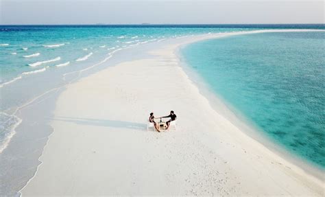 Wedding Proposal On Amazing Sandbank Of Maldives