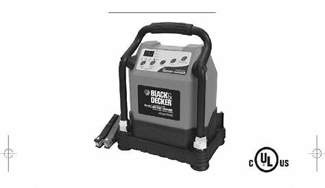 black and decker battery charger manual
