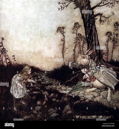 English An Arthur Rackham Illustration From Alice S Adventures In Wonderland 48 Rackham Alice