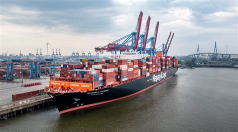 Hapag Lloyds Converted Lng Containership Arrives In Hamburg Lng Prime