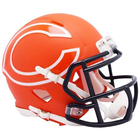 Chicago Bears Amp Speed Mini Football Helmet In 2023 Mini Football