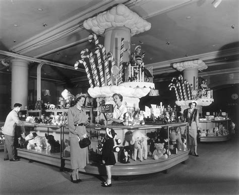 Candy Cane Lane at Marshall Field’s, 1949, Chicago.  Vintage christmas
