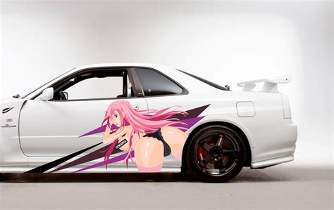 Anime Girl Sexy Vinyl Decal Livery Car Digital Download Etsy