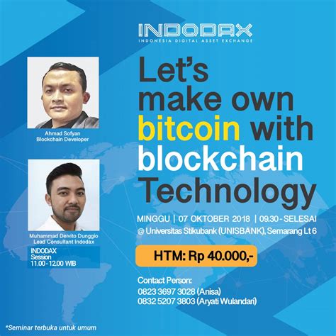 In fact, some would argue blockchains are their central element, allowing users to run software that then enforces the rules around their currencies, making this data scarce and valuable. Seminar : Let's Make Own Bitcoin with Blockchain ...