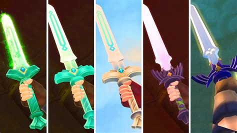 The Legend Of Zelda Skyward Sword Hd All Goddess To Master Sword