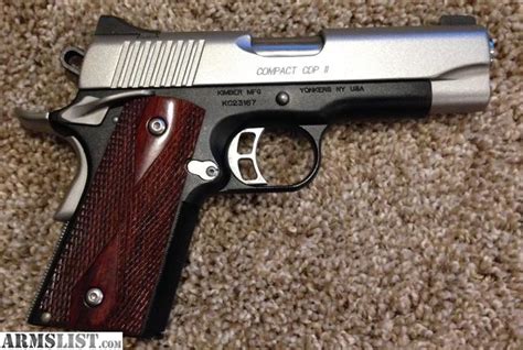 Armslist For Sale Kimber Compact Cdp Ii 45acp 1911 Pistol Excellent