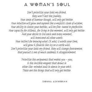 A Women's Soul Poem by Donna Ashworth | Etsy