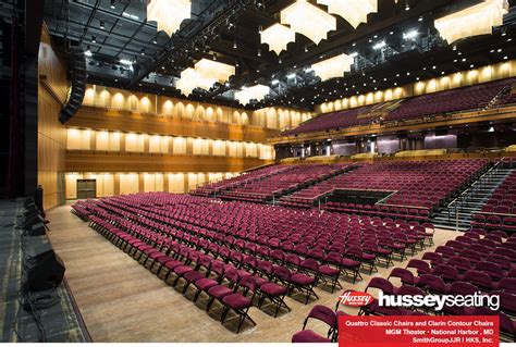 Harbor view center is an established top line grocery and terrace theater plaza. MGM National Harbor Theater — Hussey Seating Company