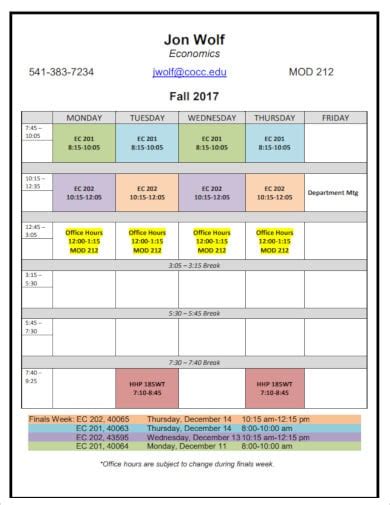 8 Monthly Lesson Plan Templates Pdf