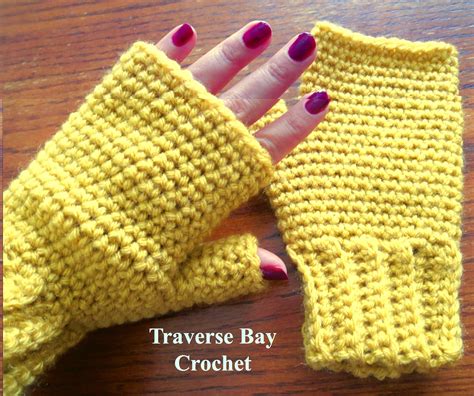In summer, cotton or crochet mesh gloves were the coolest option. easy crochet fingerless gloves pattern, free crochet ...