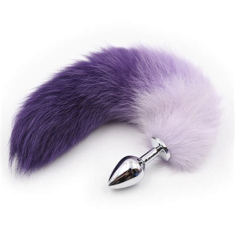 Buy 3 Size Stainless Steel Butt Plug With Colorful Fox
