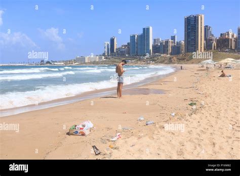 Beirut Lebanon 11th June 2018 Beirut Beaches And Lebanon Coast Suffer