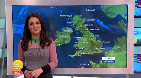 Good Morning Britain Laura Tobin Returns For Itv Weather Forecast After