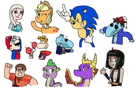Doodles Characters By Mighty355 On Deviantart