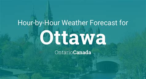 Hourly Forecast For Ottawa Ontario Canada