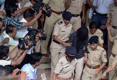 sensational murder case in india stirs media frenzy fed by police leaks the new york times