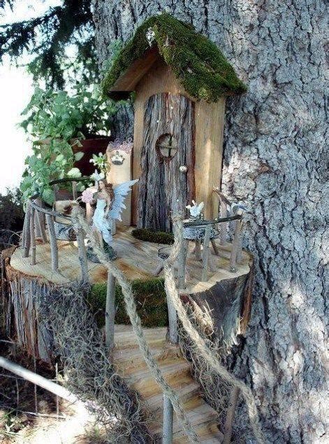 30 Fairy Garden Houses Diy Tree Stump Fairy House Founterior