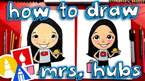 How To Draw Mrs Hubs From Art For Kids Hub Art For Kids Hub Images