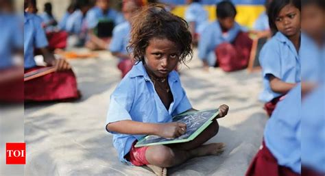 More Poor Out Of School Kids In Villages India News Times Of India