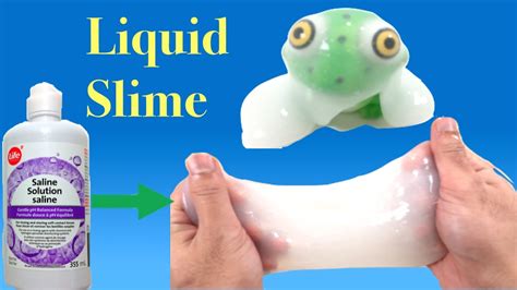 Diy How To Make Liquid Slime Without Boraxlaundry Detergent Or Liquid