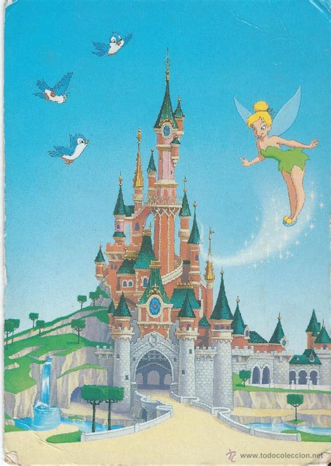 Disneyland Paris Campanilla Comprar Postales Antiguas De Dibujos Y