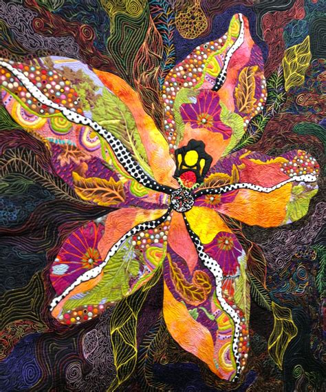 Art Quilts Flower Quilts Quilts