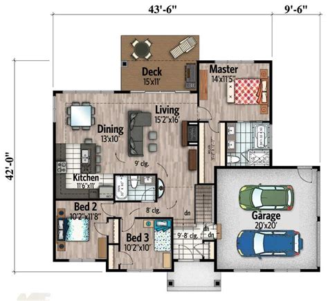 Popular One Story House Plans Story Plans House Floor Plan Simple
