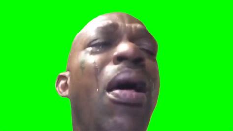 Black Guy Crying Meme Greenscreen Free Download Youtube Youtube