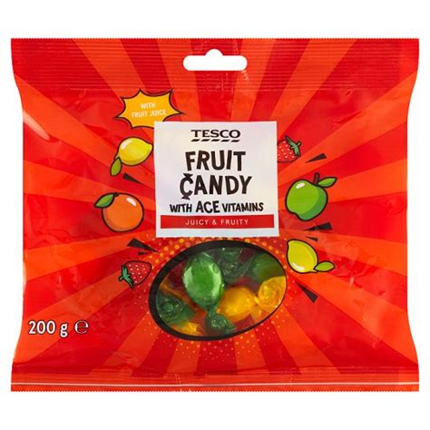 Tesco Fruit Candy With Ace Vitamins 200 G Tesco Groceries