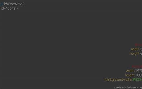 V2 Minimalist Highlighted Html Css Code Style 1920x1080 Wallpapers