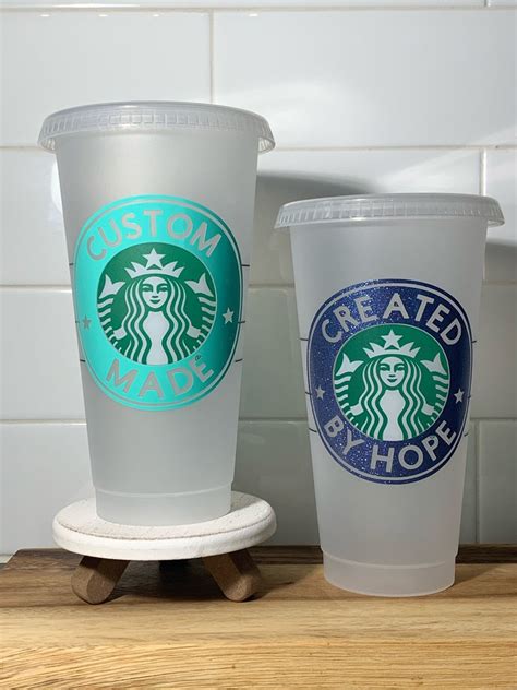 Custom Reusable Starbucks Cup Personalized Iced Coffee Cup Etsy