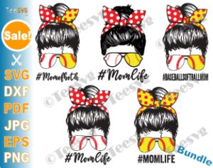Check out our baseball mom svg selection for the very best in unique or custom, handmade pieces from our digital shops. Mom Life Softball Baseball SVG Files, Baseball Softball ...
