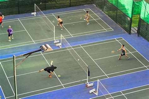 With three wooden courts located in a hotel, this one is ideal. A Short Overview of the Dimensions of a Badminton Court